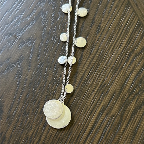 Marlyn Schiff Two-Tone Necklace with Silver Discs - Picture 2 of 5